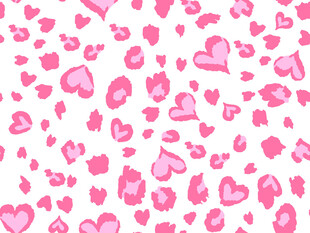 粉色爱心图案背景