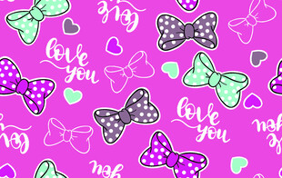 粉色感恩主题图案背景