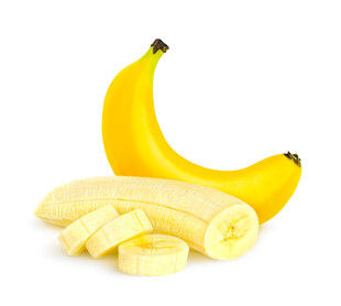 新鲜香蕉及切片
