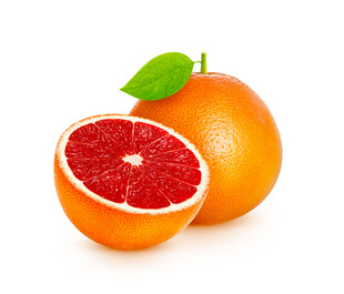 新鲜西柚饱满多汁诱人