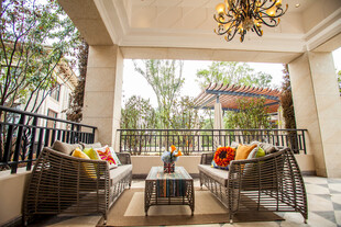 优雅露台休闲空间