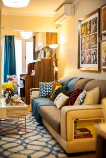 温馨现代风客厅家居场景