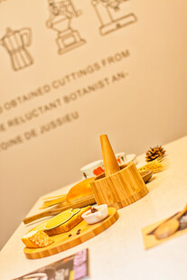 精致木质早餐摆件展示