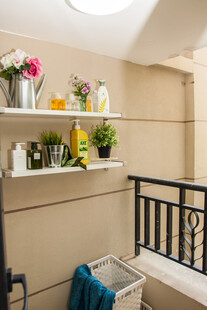 阳台绿植装饰温馨小角落