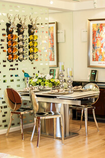 现代时尚餐厅室内装饰场景