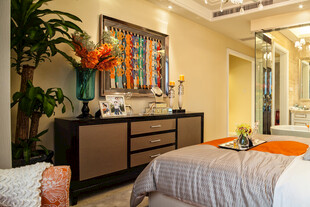 温馨雅致的卧室室内景致