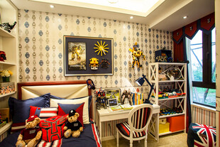 温馨童趣儿童房布置展示