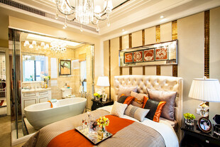 豪华典雅的现代卧室空间