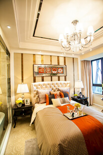 豪华卧室室内精致装饰
