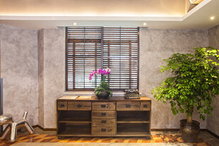 中式客厅复古风家具布置