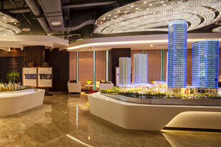 现代风格售楼处展示区