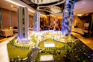 高端楼盘精致建筑模型展示