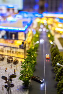 城市微缩景观夜景展示