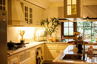 欧式风格温馨厨房空间