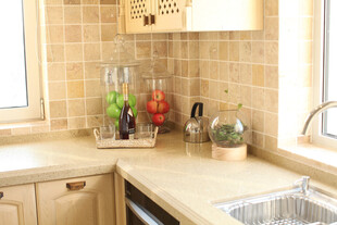 温馨现代风厨房一角