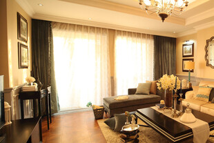 现代奢华客厅室内装饰展示