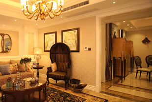 豪华客厅室内优雅装饰场景