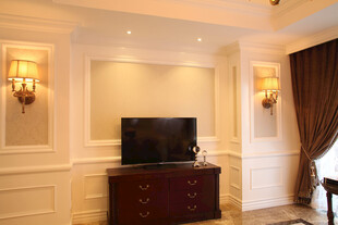 优雅客厅电视区域布置