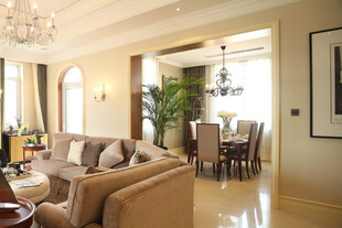 现代豪华客厅室内场景