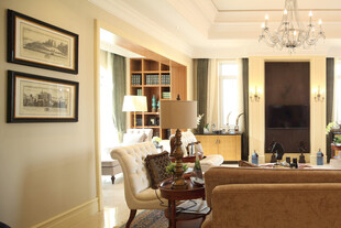 现代温馨客厅家居场景