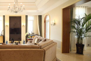 现代奢华客厅室内场景