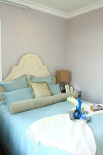 温馨卧室 舒适床品布置