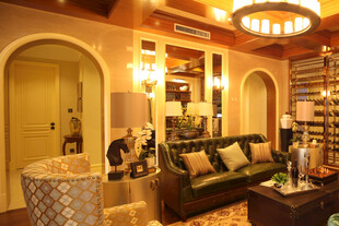 豪华欧式风格客厅一角