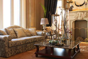 奢华欧式客厅家居布置