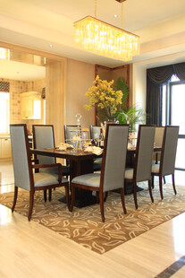 豪华大气的现代餐厅空间