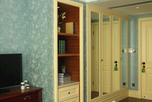 简约客厅与收纳柜设计