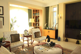 温馨现代风客厅家居场景