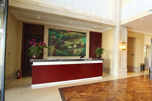 豪华酒店大堂接待区