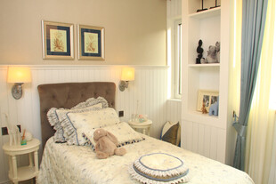 温馨简约风卧室一角