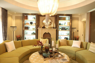 豪华温馨的客厅室内设计