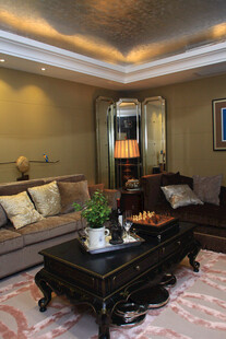 温馨典雅的客厅室内场景