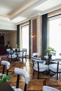 优雅宽敞的餐厅室内场景