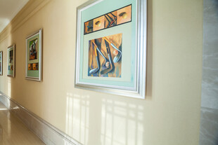 走廊墙面装饰画展示