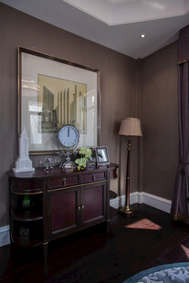 典雅复古风的室内角落陈设