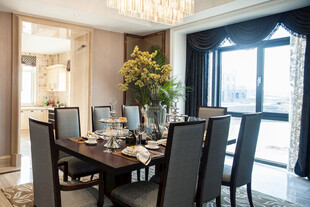 现代风格优雅餐厅室内景