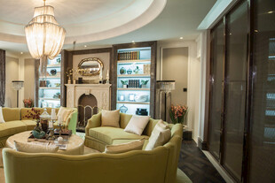 豪华典雅的客厅室内景