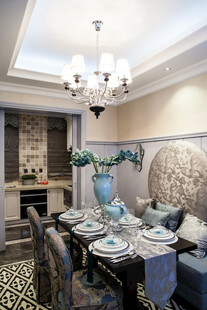 优雅奢华的现代餐厅客厅设计