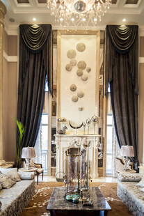 豪华欧式客厅优雅内饰