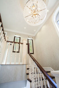 优雅室内楼梯设计场景