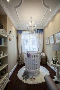 温馨婴儿房室内布置展示