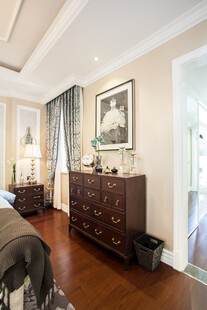 优雅复古风卧室室内场景