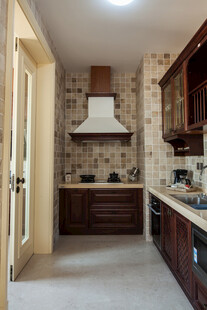 现代风格厨房室内景象