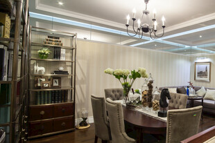 优雅欧式餐厅室内场景