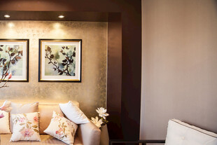温馨客厅装饰一角