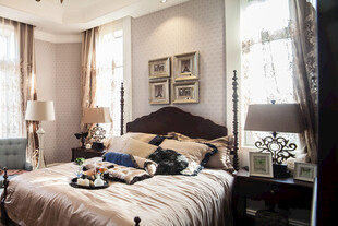 温馨优雅的卧室室内场景