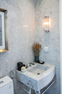 简约大理石洗手台设计